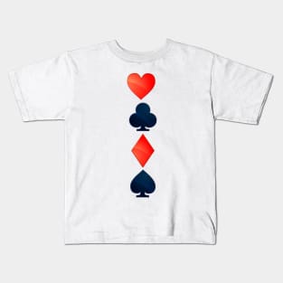 Card Game Poker Playing Cards Kids T-Shirt